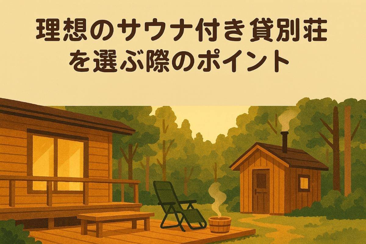 理想のサウナ付き貸別荘を選ぶ際のポイント
