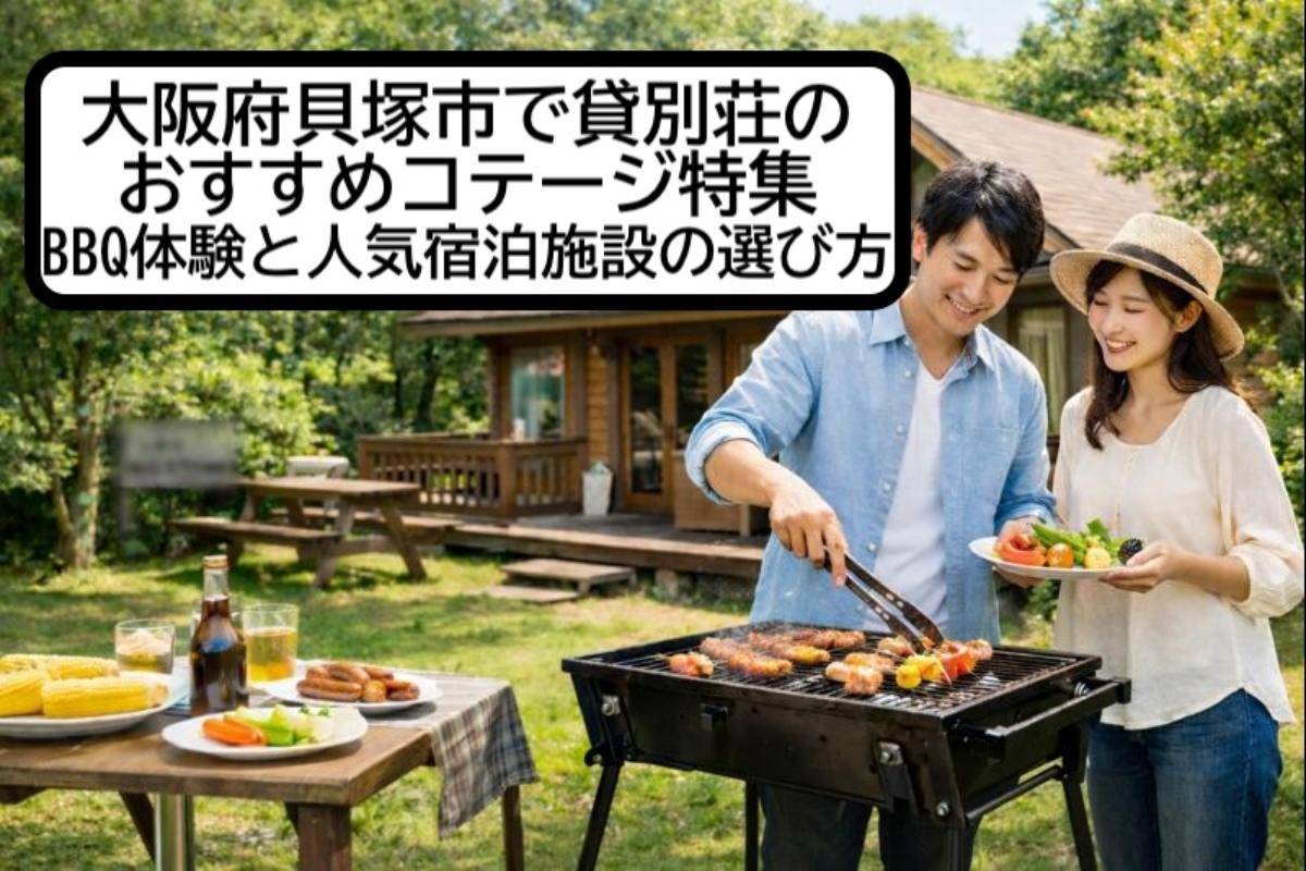 大阪府貝塚市で貸別荘のおすすめコテージ特集｜BBQ体験と人気宿泊施設の選び方